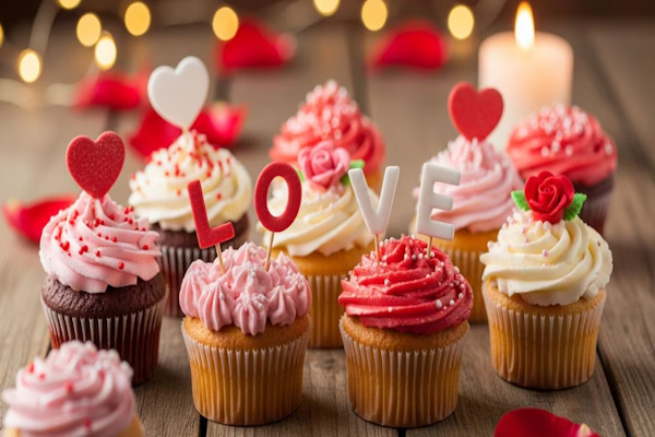 Receta de cupcakes para San Valentín