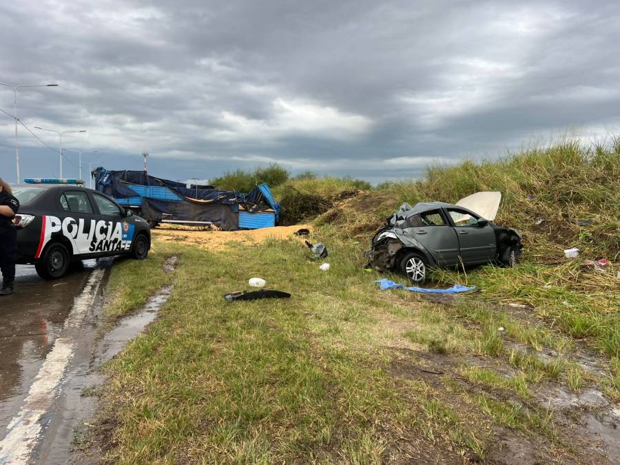 Un muerto y dos heridos tras un siniestro vial en Circunvalación Oeste