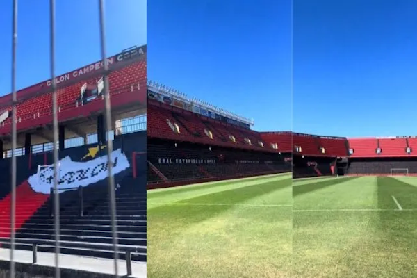 Primera Nacional: el estadio Brigadier López está listo para el debut de Colón