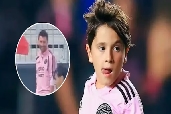 El golazo de Mateo Messi en la Academia del Inter Miami que hizo sonreir a papá