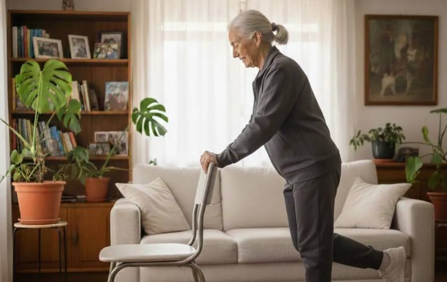 Ni caminar ni bicicleta fija: la rutina simple para la fuerza y el equilibrio de adultos mayores