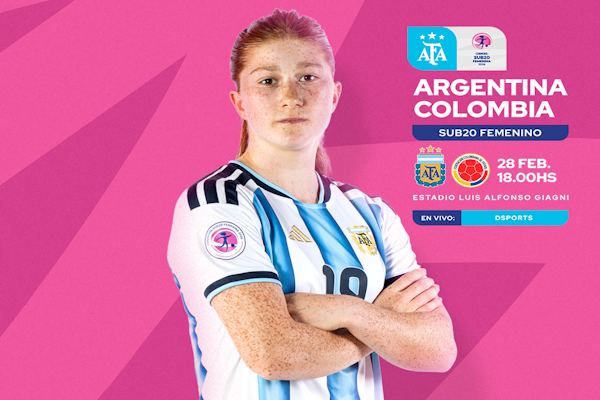 Sudamericano Sub 20 femenino: Argentina enfrenta a Colombia