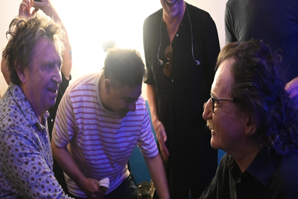 Charly García se encontró con el exguitarrista de The Police