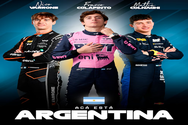 La agenda de los argentinos Colapinto, Varrone y Colnaghi: días y horarios
