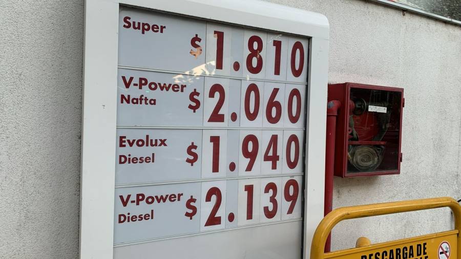Aumentó el combustible en algunas estaciones de servicio