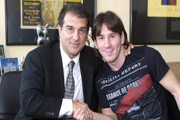La versión de Laporta sobre por qué Messi no volvió al Barcelona