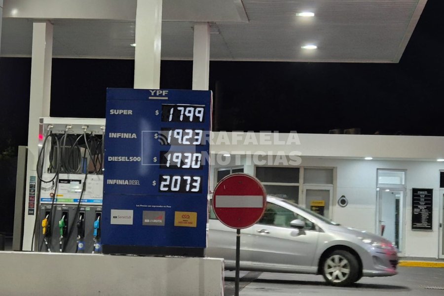 Los combustibles volvieron a aumentar en Rafaela 