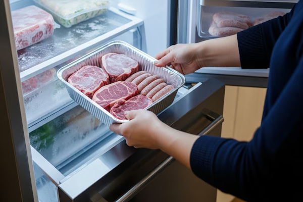 Riesgos de Recongelar un alimento ya descongelado