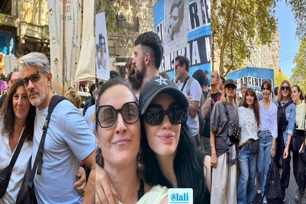 Día de la Memoria: los famosos presentes en la marcha