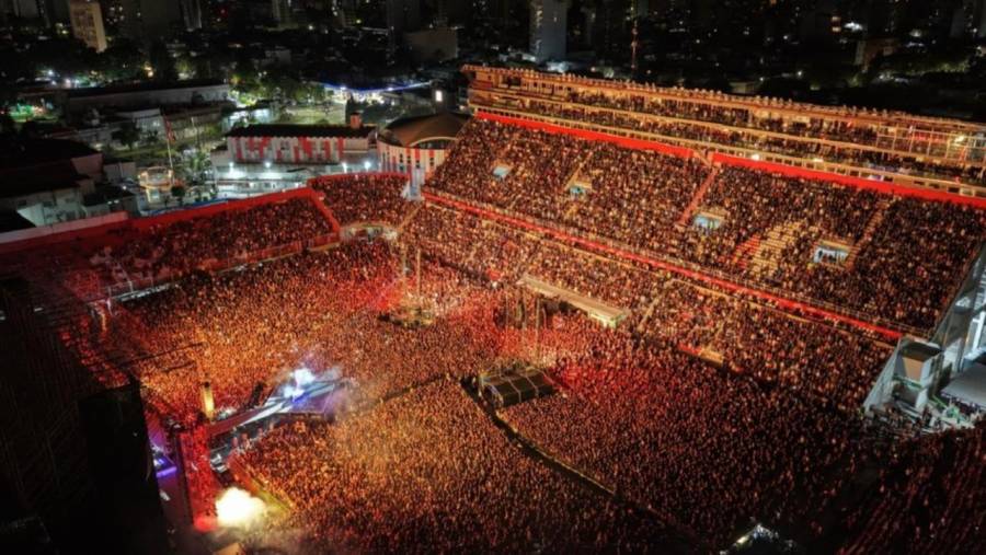 El show de Tan Biónica dejó un gasto turístico en la ciudad de $2.882 millones