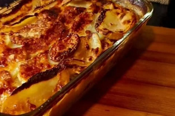 Pastel de papa con una sola papa