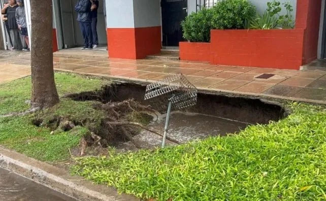 Un socavón gigante 