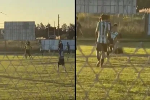 Feroz agresión a un árbitro en la Liga Rosarina