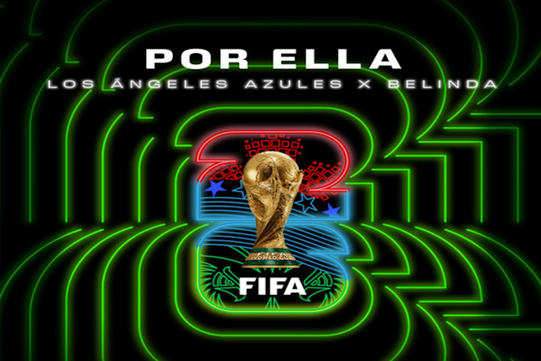 Los Ángeles Azules y Belinda presentan la cumbia de la Copa Mundial