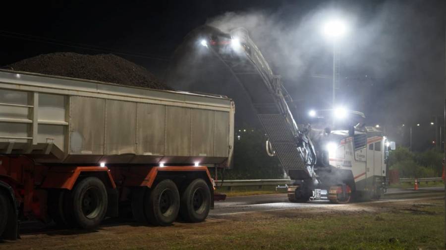 En la Autopista habrá reducción de calzada hasta el martes