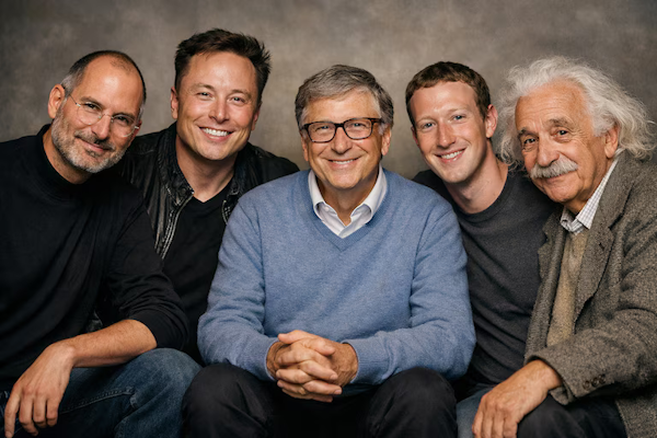 ¿Quién era más inteligente? Jobs, Musk, Gates, Zuckerberg o Einstein