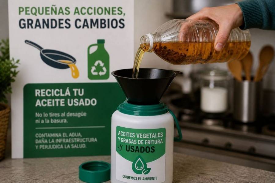 Nueva ordenanza: ¿qué habrá que hacer con el aceite comestible usado?
