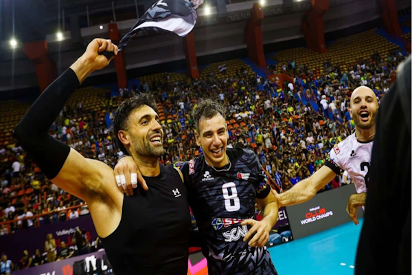 Vóley: el capitán de la selección argentina, campeón en la Superliga en Italia