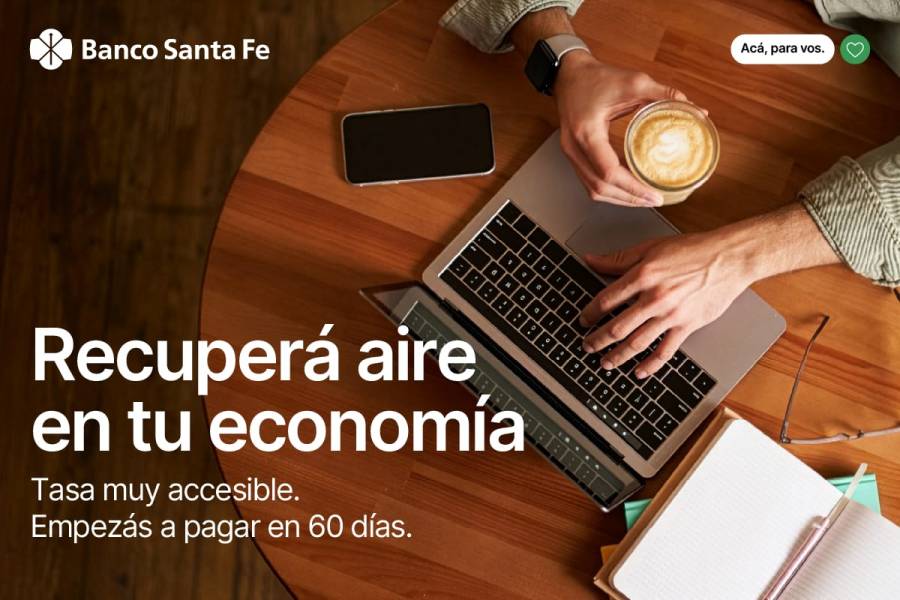 Plan de desendeudamiento provincial: el Banco Santa Fe ofrece hasta 60 cuotas, tasas preferenciales y 2 meses de gracia