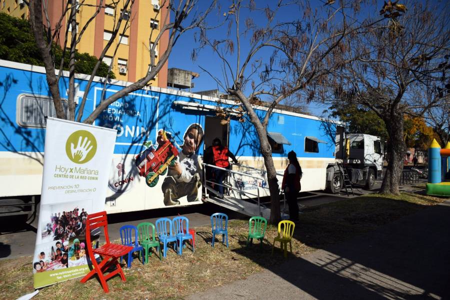 La Municipalidad y la Fundación CONIN refuerzan controles infantiles en la Estación Mitre