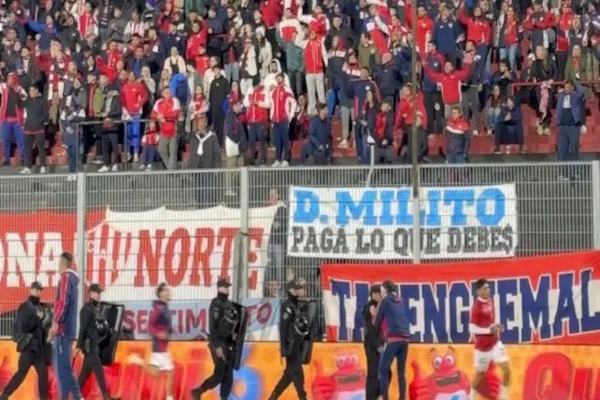 El mensaje de los hinchas de Unión a Diego Milito