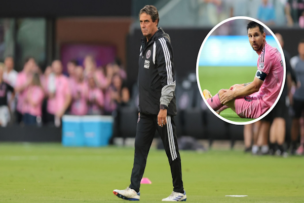 Messi pidió el cambio por una molestia y se fue directo al vestuario 