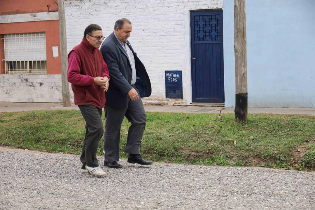 La Municipalidad finalizó las tareas de estabilizado pétreo en El Tránsito