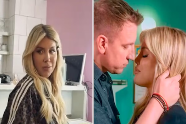 El detrás de escena del beso viral entre Wanda Nara y Maxi López