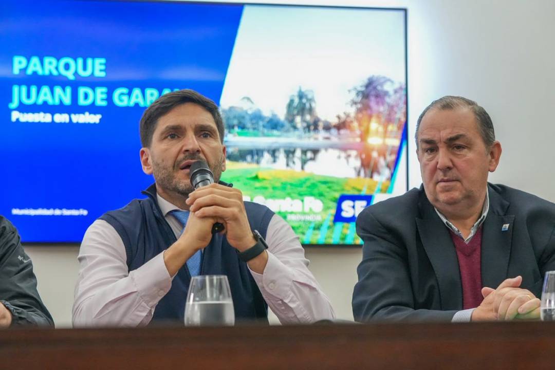 Pullaro impulsa obras por $ 4.350 millones para transformar el Parque Garay y el Acceso Oeste de Santa Fe