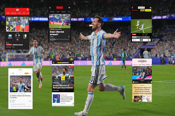 Así reflejaron los medios del mundo el show de Messi del debut en el Mundial