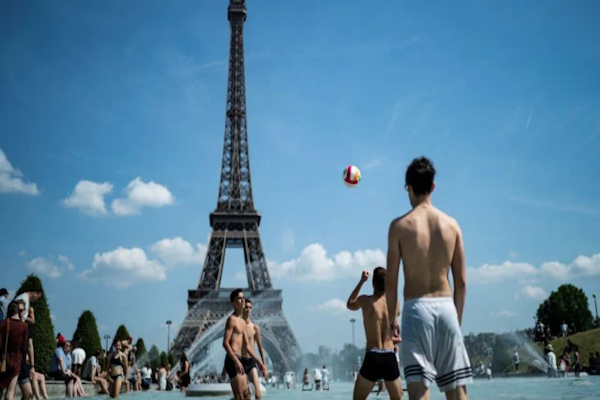 Francia: alerta militar por una ola de calor extremo que roza los 40 grados