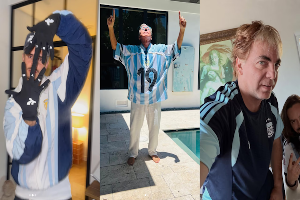 Los famosos internacionales que hincharon por Argentina