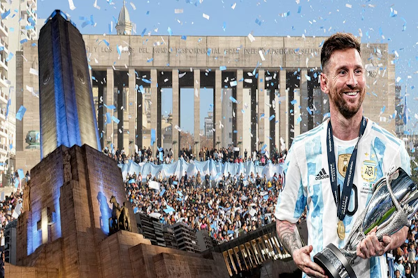 Messi cumple 39 años y en Rosario más de 5.000 chicos prepararon un homenaje