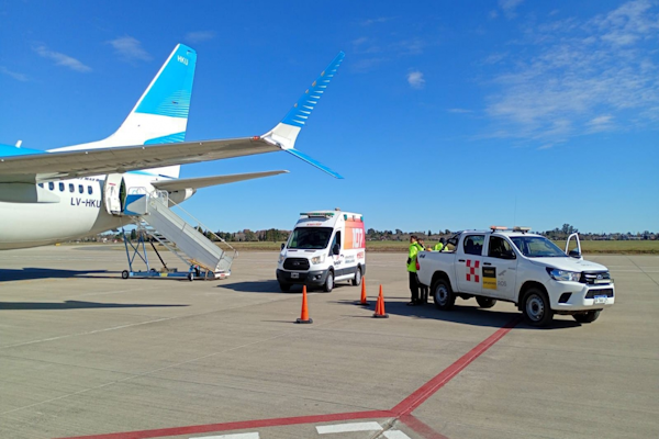 Van 27 vuelos de emergencia: el Aeropuerto de Rosario consolida su rol sanitario