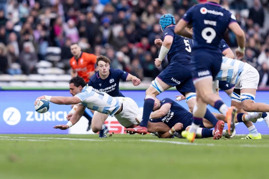 Los Pumas cayeron ante Escocia en Córdoba en el debut del Nations Championship