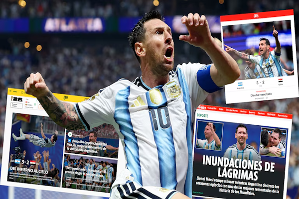 Remontada de Argentina ante Egipto: repercusiones de los medios del mundo