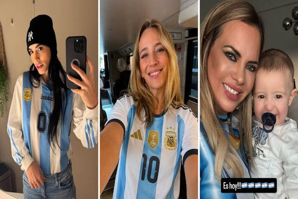 Argentina contra Inglaterra: así viven los famosos la previa