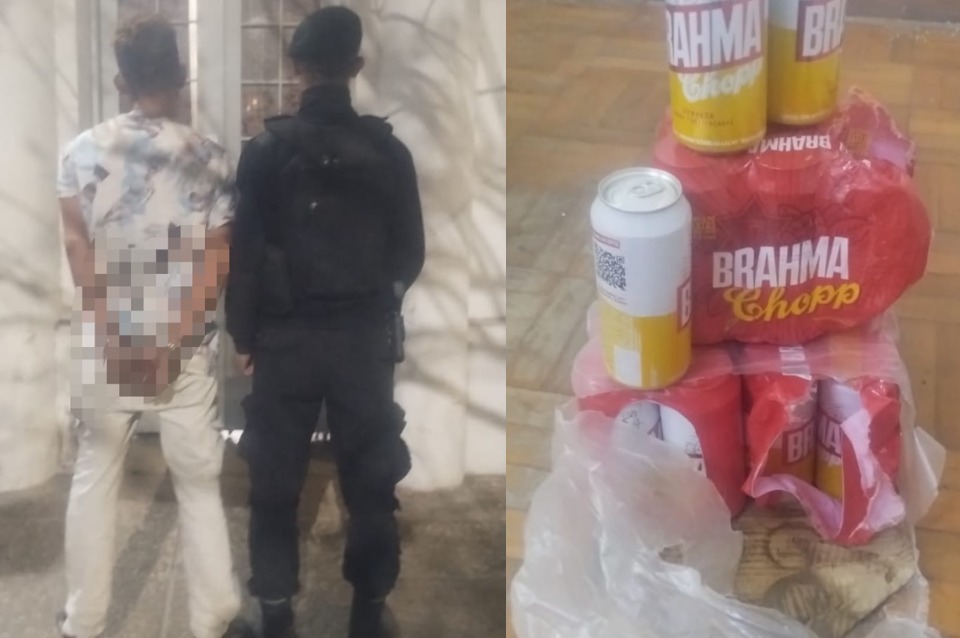 Robó un pack de cervezas, escapó y lo detuvieron a pocas cuadras