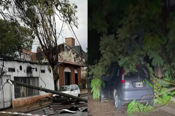 Fatal temporal azotó al norte de Entre Ríos