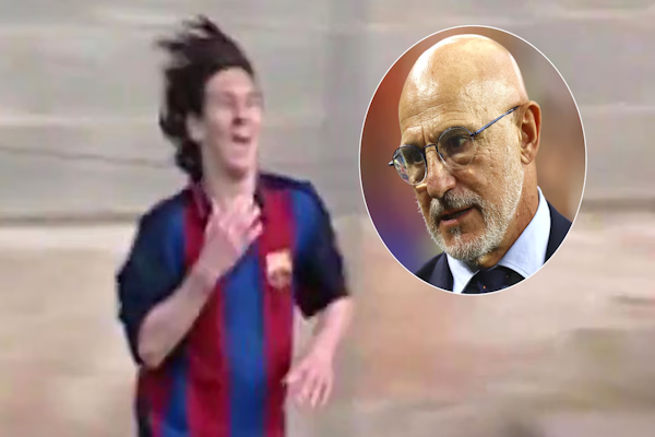 De la Fuente conoció al Messi de 16 años cuando le hizo 4 goles en 15 minutos a su equipo