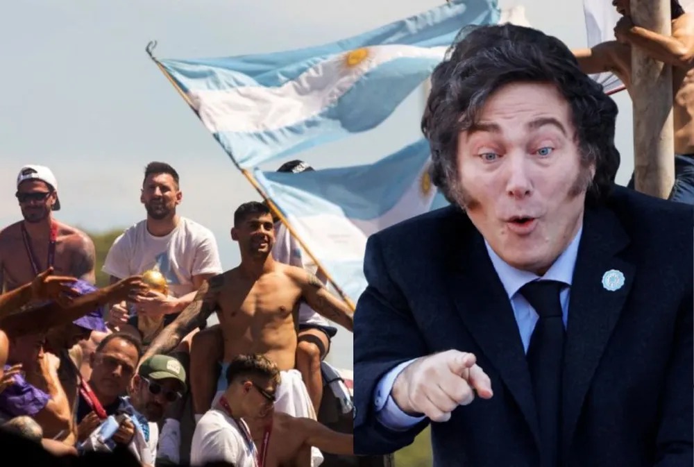Milei declaró feriado nacional para el día en que sean los festejos de la Selección Argentina
