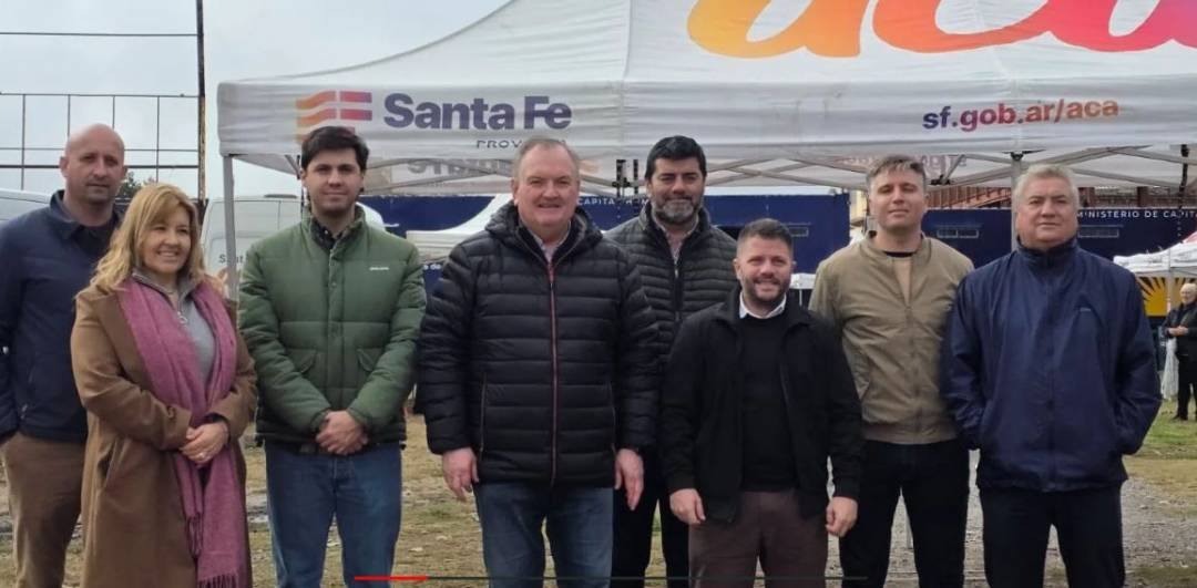 Felipe Michlig y Juan Cándido desarrollaron una intensa agenda de trabajo en la ciudad de San Cristóbal y región