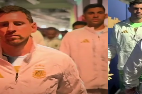 El video completo de la salida de Argentina antes de jugar ante España