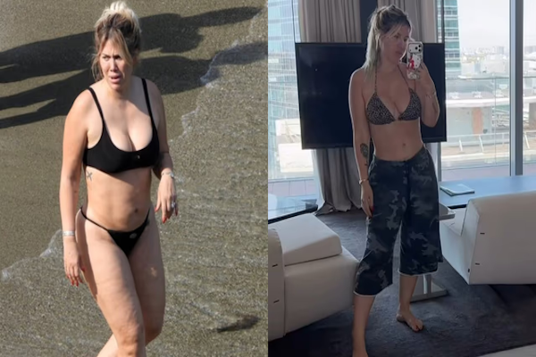 Imágenes “sin Photoshop”: Wanda respondió a las críticas de su cuerpo