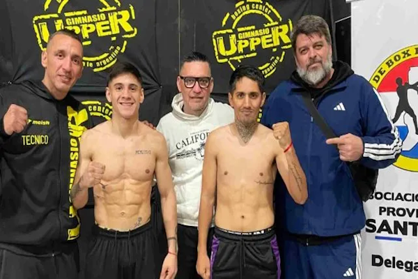 Festival de boxeo en el Centro Gallego de Santa Fe