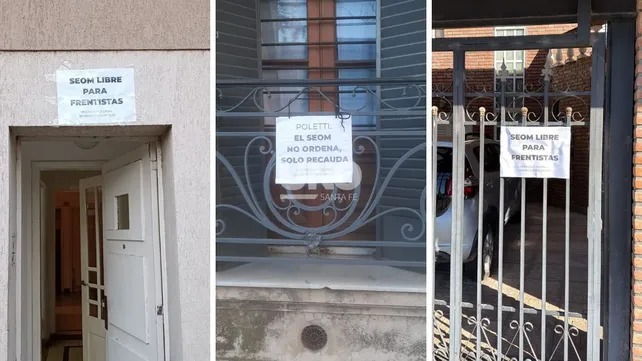Vecinos de Candioti Sur empapelaron el barrio en contra del Seom