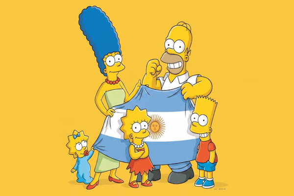Los guiños de Los Simpson a la pasión argentina por la serie animada