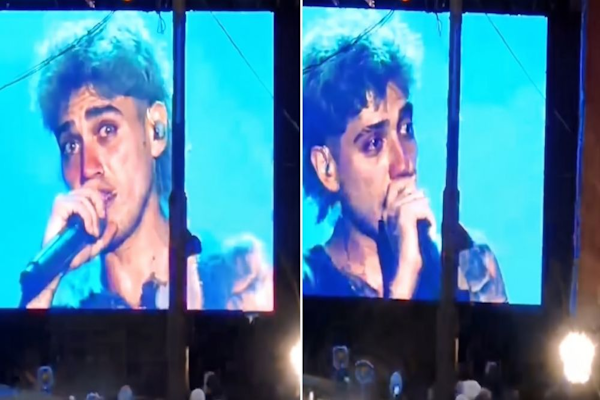 Luck Ra se emocionó en su show tras su separación de La Joaqui