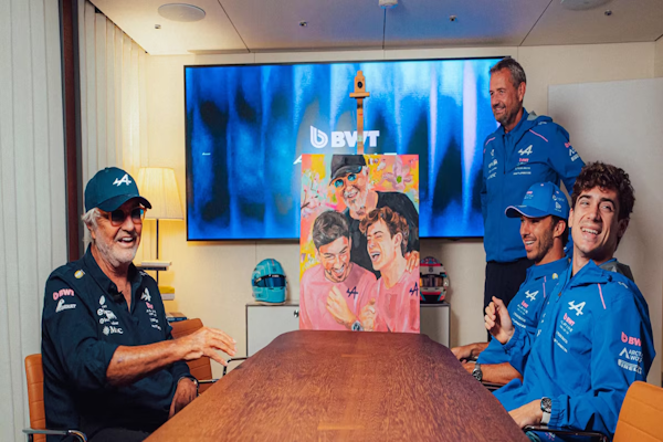 El cómico video de Colapinto con Briatore y Gasly para ratificar su continuidad en Alpine