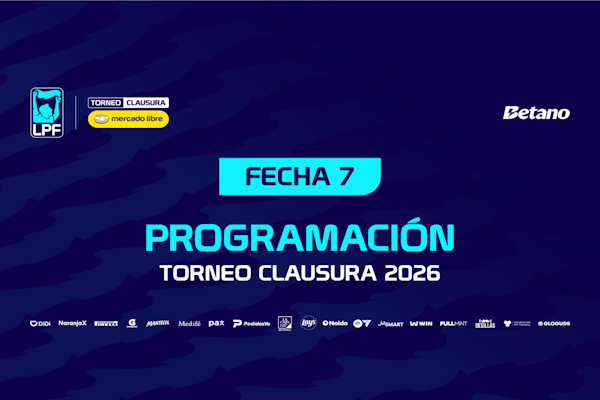 LPF: calendario para la 7ª jornada del Torneo Clausura